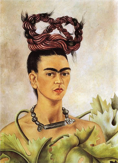 Self Portrait with Braid Frida Kahlo